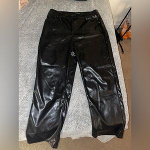 Black Leather Pants